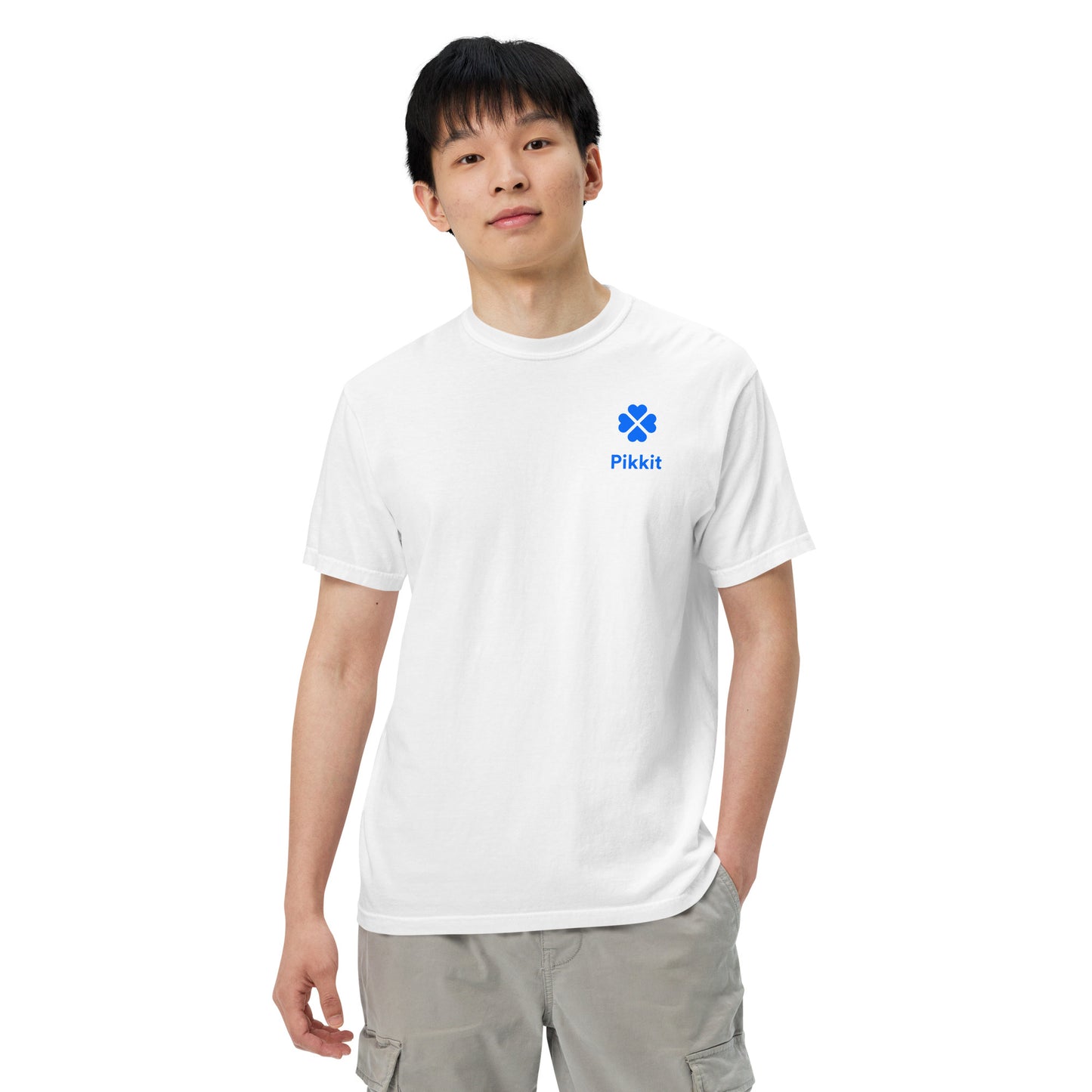 Blue Logo Comfort Colors Garment-Dyed Heavyweight T-Shirt