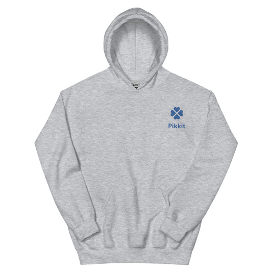 Embroidered Hoodie (Blue Logo)